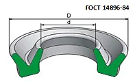 Манжета 110х85 ГОСТ 14896-84