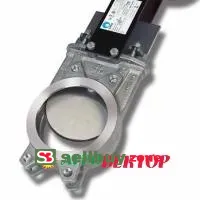 Задвижка шиберная CMO A-01-450-PN3-R-M, DN450 PN3, GG25 / 1.4308 / Metal, шток выдвижной, редуктор