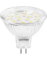 Лампа Светозар светодиодная LED Technology, теплый белый свет, 220В, 3Вт (25)