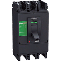 EZC400N3320N Автоматический выключатель Schneider Electric EasyPact TVS, 3-полюсный, 320А