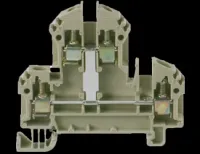 RKD 4/35/SV BG Двухуровневая проходная винтовая клемма 4 соединения стандартного бежевого цвета