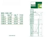 Силос для ферм Silos Cordoba 2.80.60.c