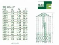 Силос конусный Silos Cordoba 6.88.45, угол 45º