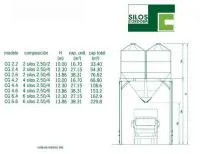 Силос экспедиторский Silos Cordoba с металлической структурой