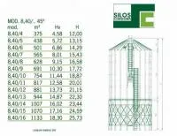 Силос конусный Silos Cordoba 8.40.45, угол 45º