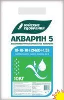 Удобрение водорастворимое минеральное Акварин 5 100х10 кг